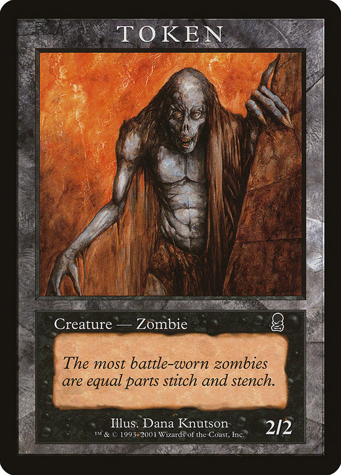 Zombie Token [Magic Player Rewards 2002] | Chromatic Games