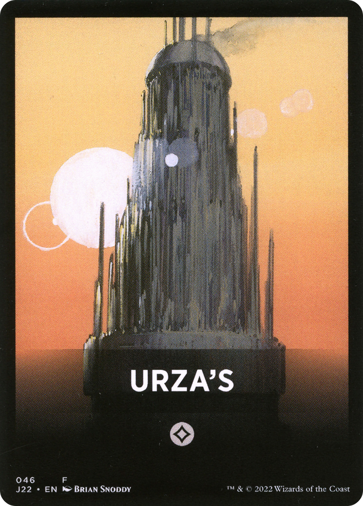 Urza's Theme Card [Jumpstart 2022 Front Cards] | Chromatic Games