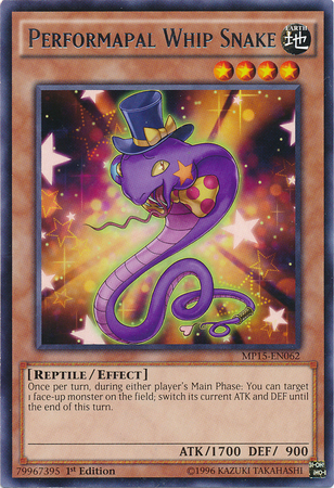 Performapal Whip Snake [MP15-EN062] Rare | Chromatic Games