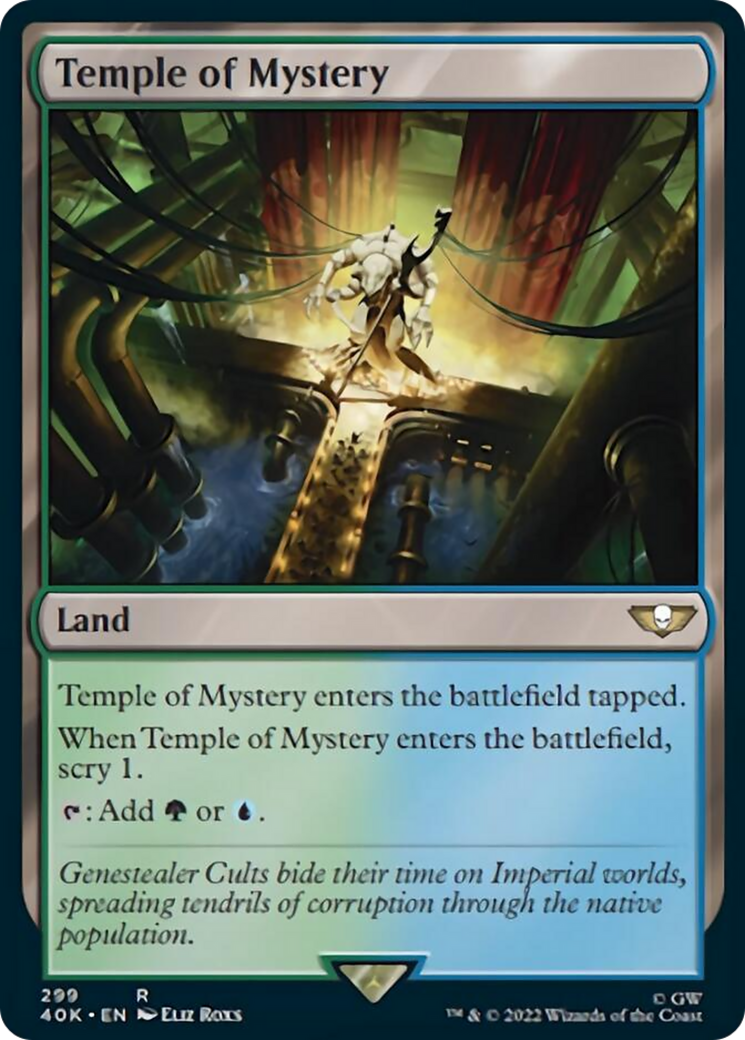 Temple of Mystery (Surge Foil) [Warhammer 40,000] | Chromatic Games