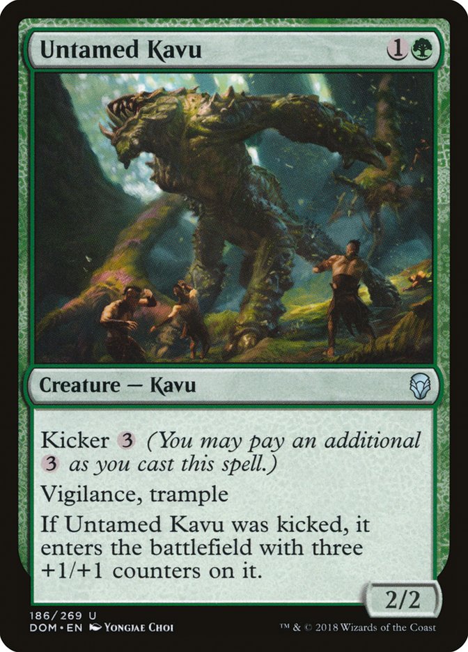 Untamed Kavu [Dominaria] | Chromatic Games