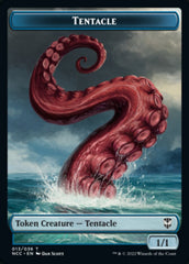 Tentacle // Clue Double-Sided Token [Streets of New Capenna Commander Tokens] | Chromatic Games