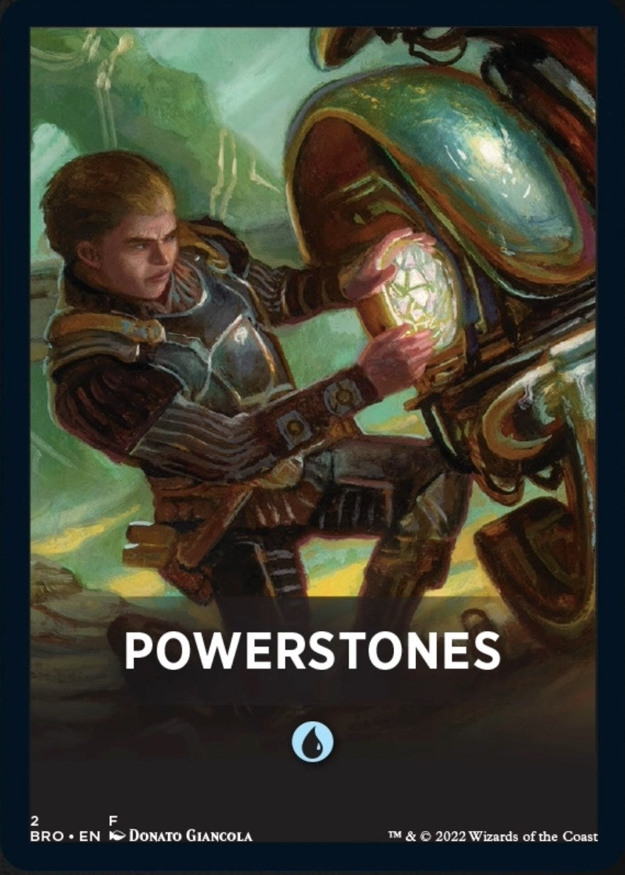 Powerstones Theme Card [The Brothers' War Tokens] | Chromatic Games