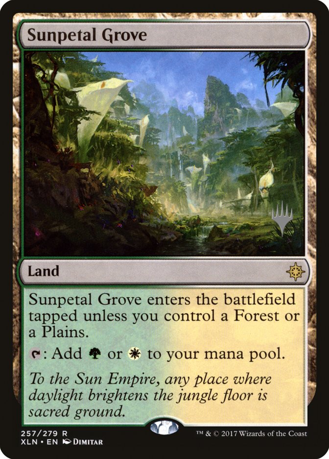 Sunpetal Grove (Promo Pack) [Ixalan Promos] | Chromatic Games