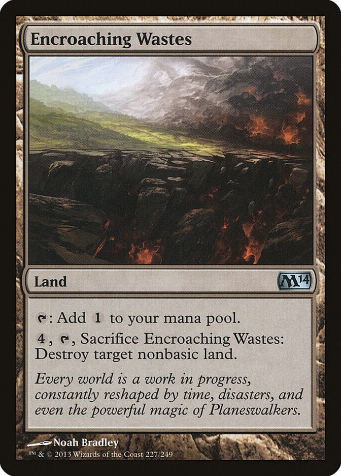 Encroaching Wastes [Magic 2014] | Chromatic Games