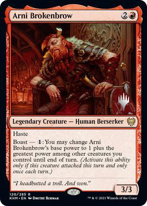 Arni Brokenbrow (Promo Pack) [Kaldheim Promos] | Chromatic Games