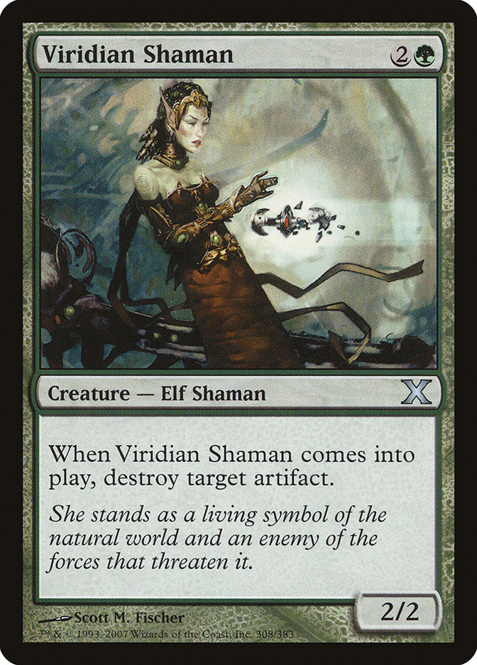 Viridian Shaman [Tenth Edition] | Chromatic Games