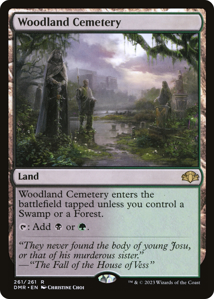 Woodland Cemetery [Dominaria Remastered] | Chromatic Games