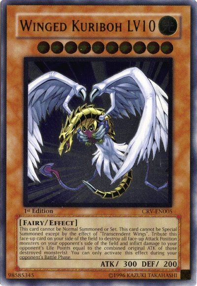 Winged Kuriboh LV10 (UTR) [CRV-EN005] Ultimate Rare | Chromatic Games