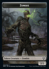 Phyrexian // Zombie Double-Sided Token [Dominaria United Tokens] | Chromatic Games