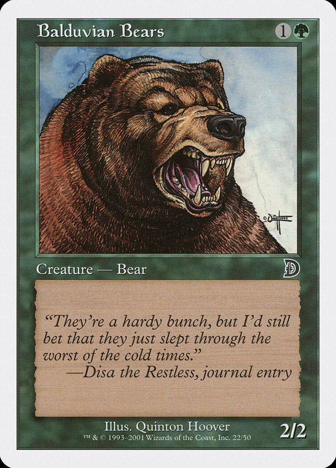 Balduvian Bears [Deckmasters] | Chromatic Games