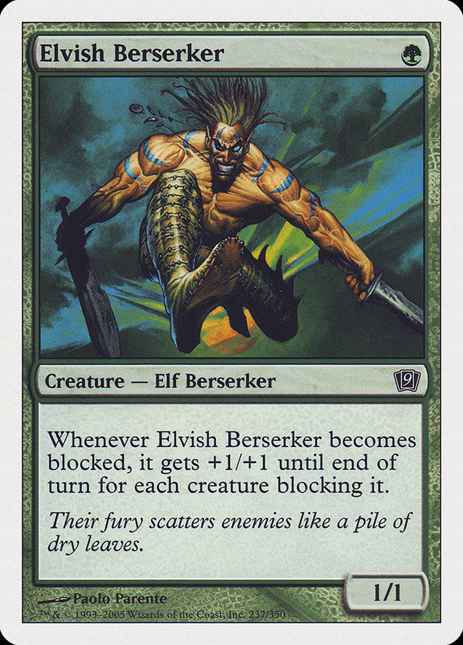 Elvish Berserker [Ninth Edition] | Chromatic Games