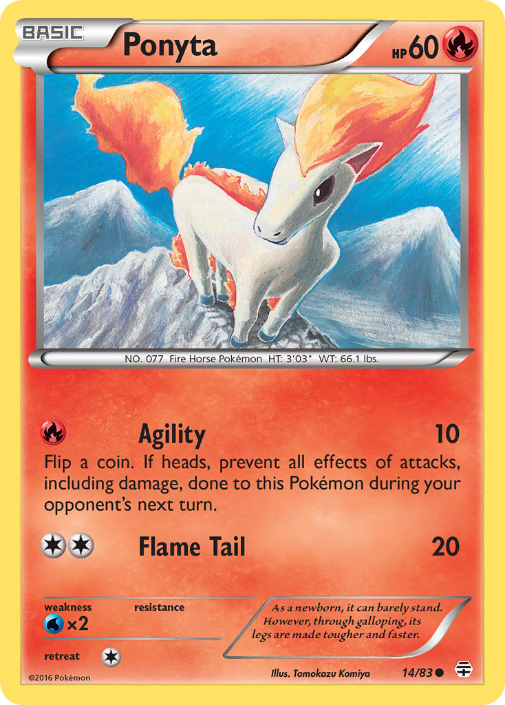 Ponyta (14/83) [XY: Generations] | Chromatic Games