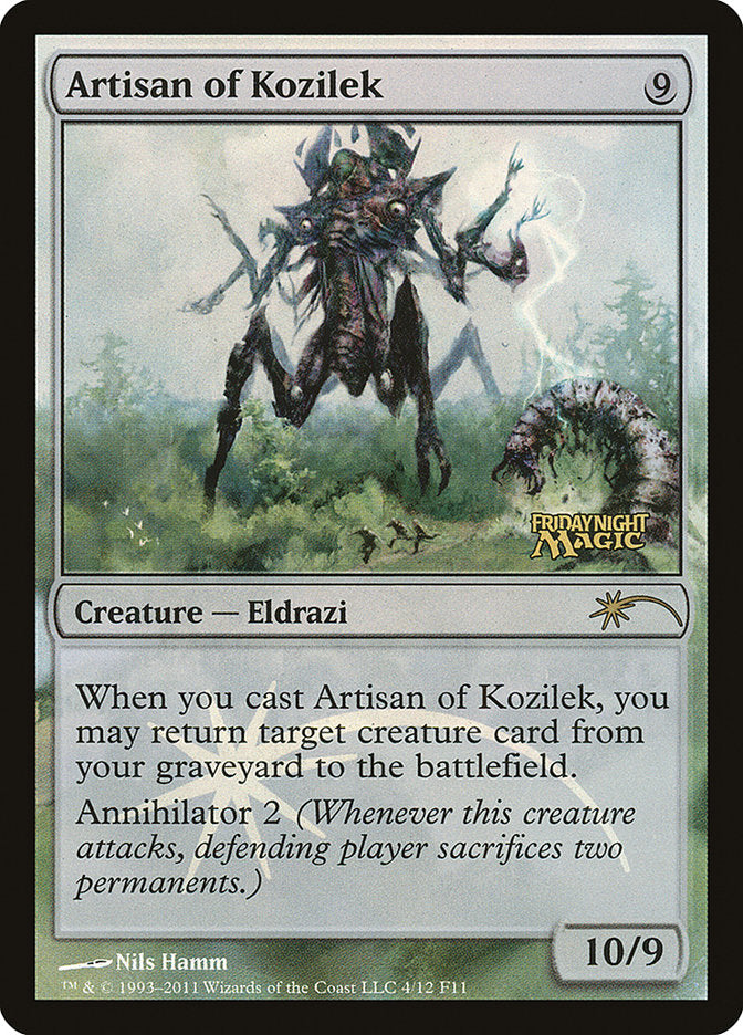 Artisan of Kozilek [Friday Night Magic 2011] | Chromatic Games