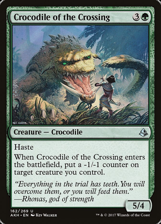 Crocodile of the Crossing [Amonkhet] | Chromatic Games