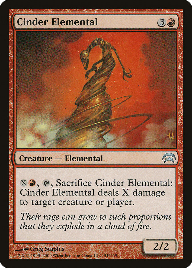 Cinder Elemental [Planechase] | Chromatic Games