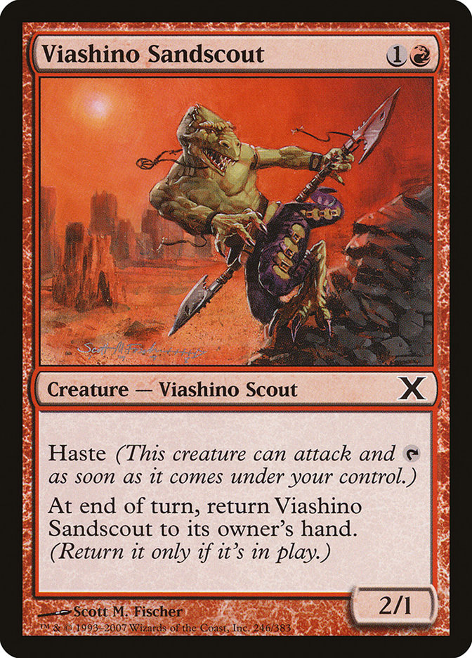 Viashino Sandscout [Tenth Edition] | Chromatic Games