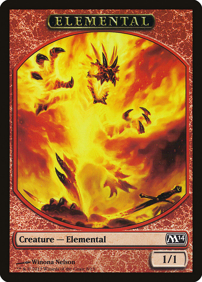 Elemental Token (8/13) [Magic 2014 Tokens] | Chromatic Games