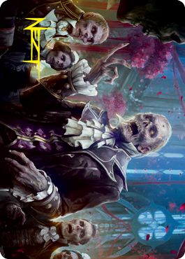 Undead Butler Art Card (Gold-Stamped Signature) [Innistrad: Crimson Vow Art Series] | Chromatic Games