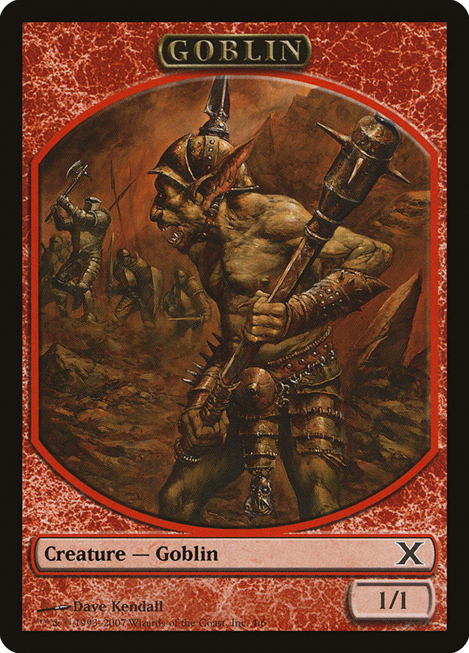 Goblin Token [Tenth Edition Tokens] | Chromatic Games