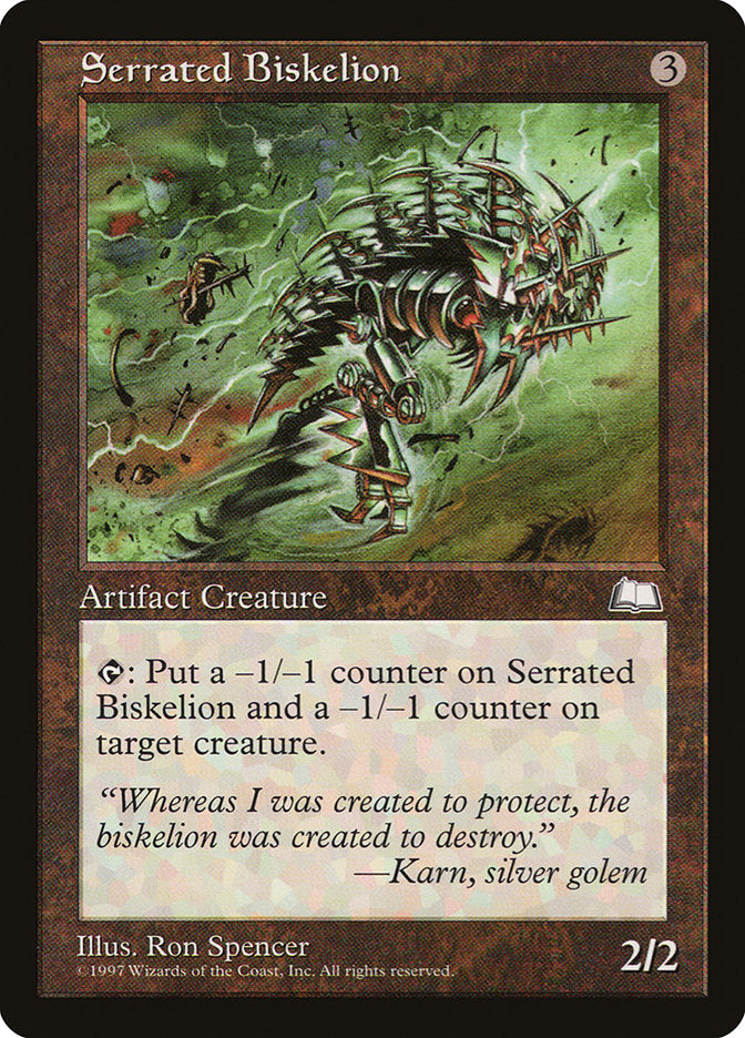 Serrated Biskelion [Weatherlight] | Chromatic Games