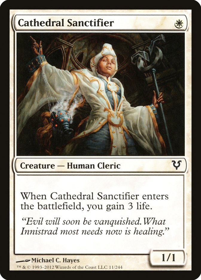 Cathedral Sanctifier [Avacyn Restored] | Chromatic Games