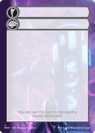 Helper Card (4/9) [Kamigawa: Neon Dynasty Tokens] | Chromatic Games