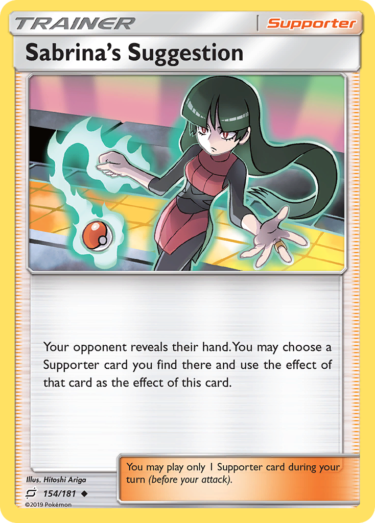 Sabrina's Suggestion (154/181) [Sun & Moon: Team Up] | Chromatic Games