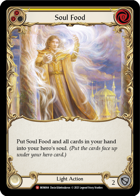 Soul Food [MON064-RF] (Monarch)  1st Edition Rainbow Foil | Chromatic Games