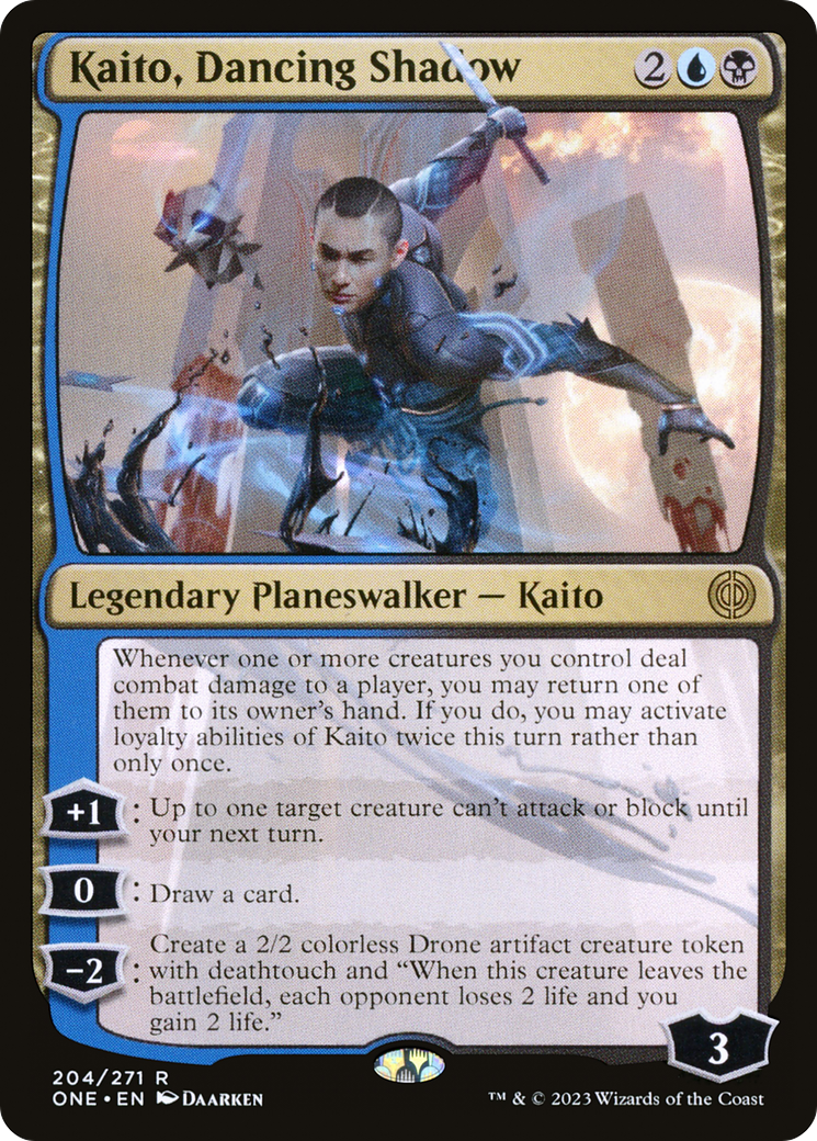 Kaito, Dancing Shadow [Phyrexia: All Will Be One] | Chromatic Games