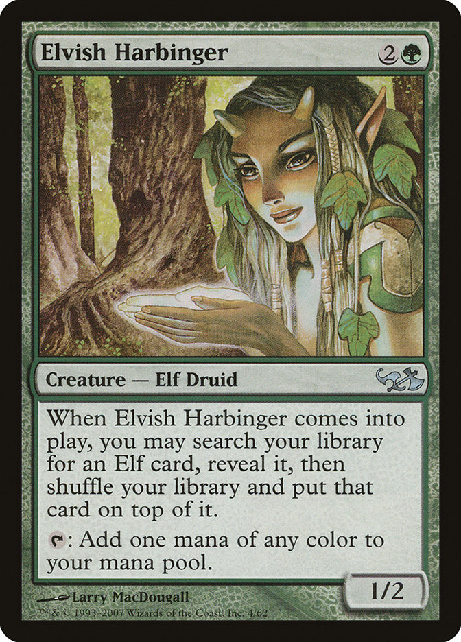 Elvish Harbinger [Duel Decks: Elves vs. Goblins] | Chromatic Games