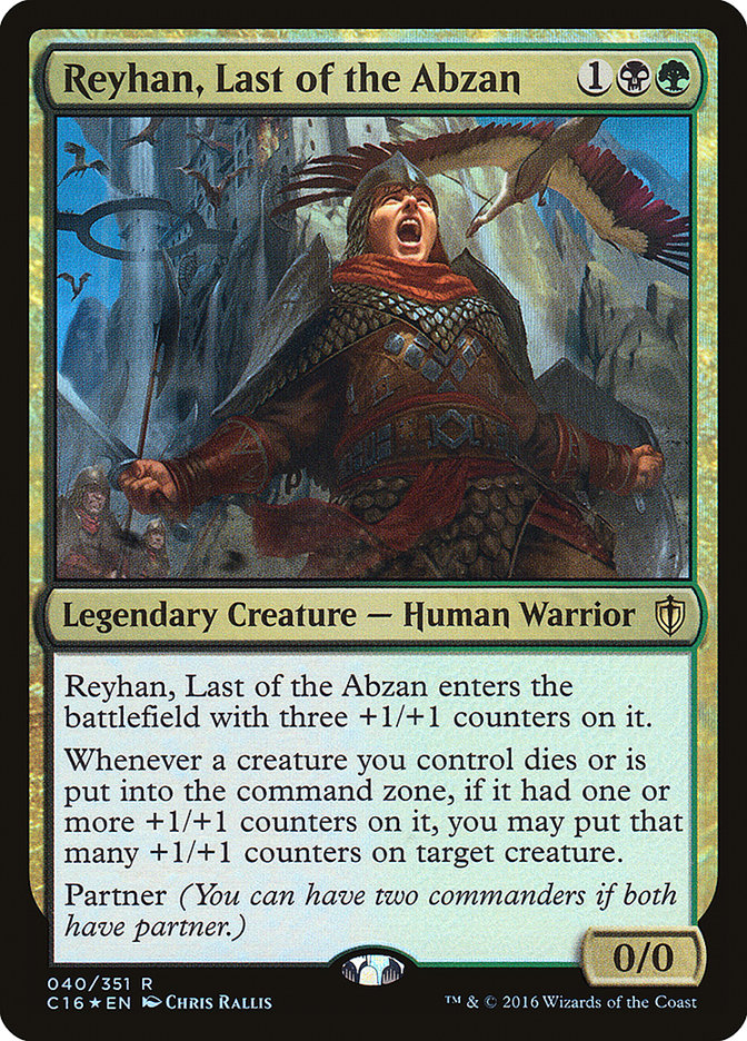 Reyhan, Last of the Abzan [Commander 2016] | Chromatic Games