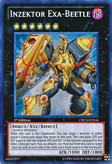 Inzektor Exa-Beetle [ORCS-EN046] Secret Rare | Chromatic Games