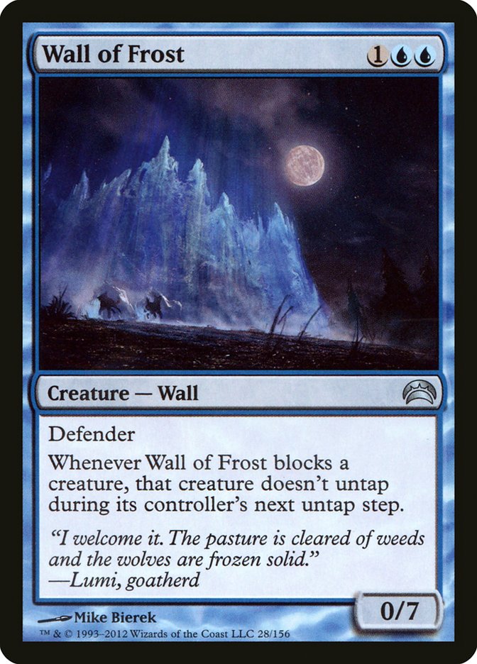 Wall of Frost [Planechase 2012] | Chromatic Games