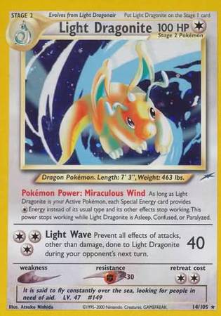 Light Dragonite [Neo Destiny] | Chromatic Games