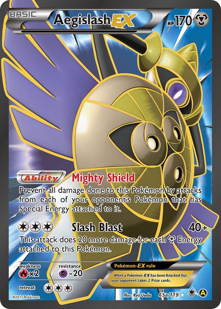 Aegislash EX (65a/119) [Alternate Art Promos] | Chromatic Games