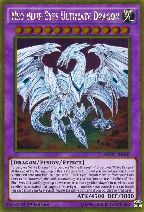 Neo Blue-Eyes Ultimate Dragon [MVP1-ENG01] Gold Rare | Chromatic Games