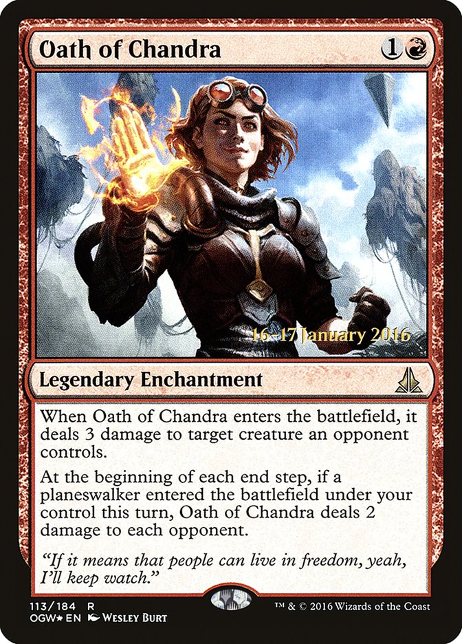 Oath of Chandra [Oath of the Gatewatch Prerelease Promos] | Chromatic Games