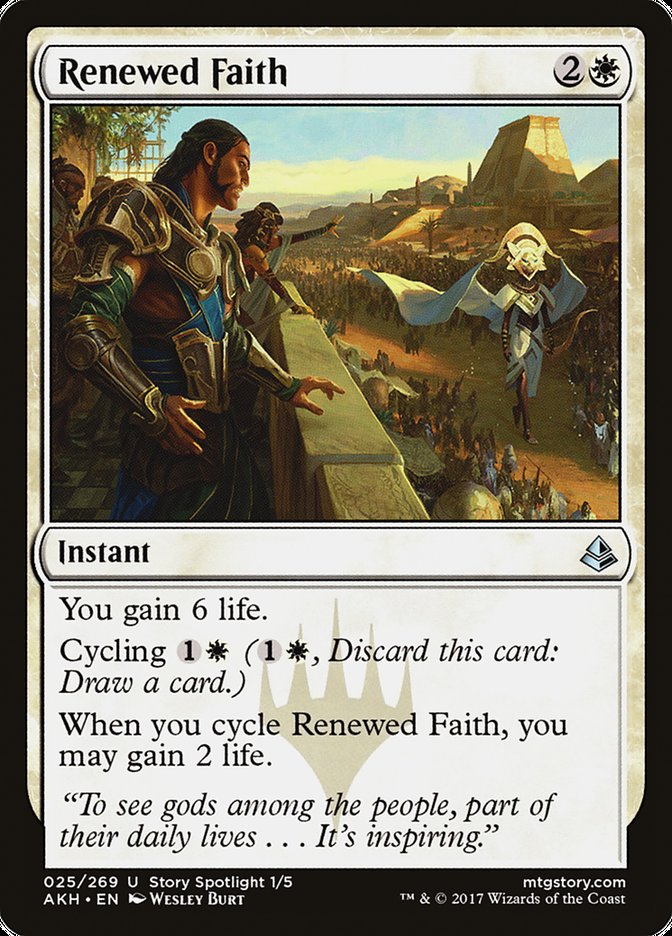 Renewed Faith [Amonkhet] | Chromatic Games