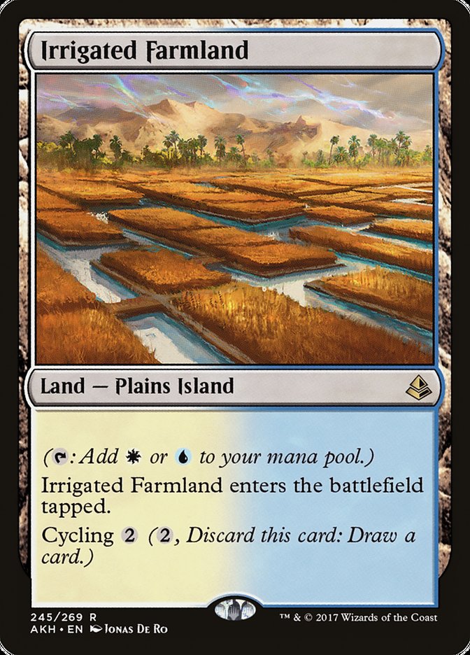 Irrigated Farmland [Amonkhet] | Chromatic Games