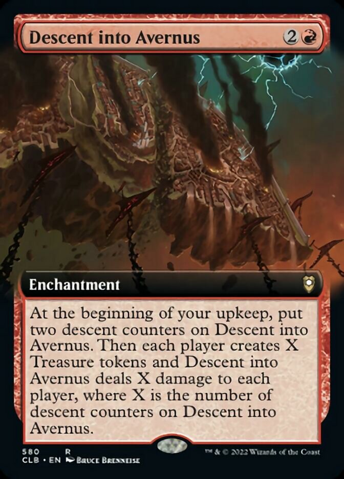 Descent into Avernus (Extended Art) [Commander Legends: Battle for Baldur's Gate] | Chromatic Games