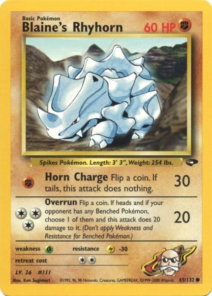 Blaine's Rhyhorn [Gym Challenge] | Chromatic Games