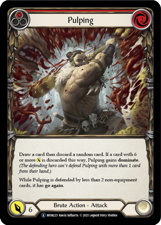 Pulping (Red) [U-MON223] (Monarch Unlimited)  Unlimited Normal | Chromatic Games