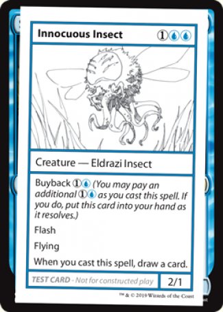 Innocuous Insect (2021 Edition) [Mystery Booster Playtest Cards] | Chromatic Games