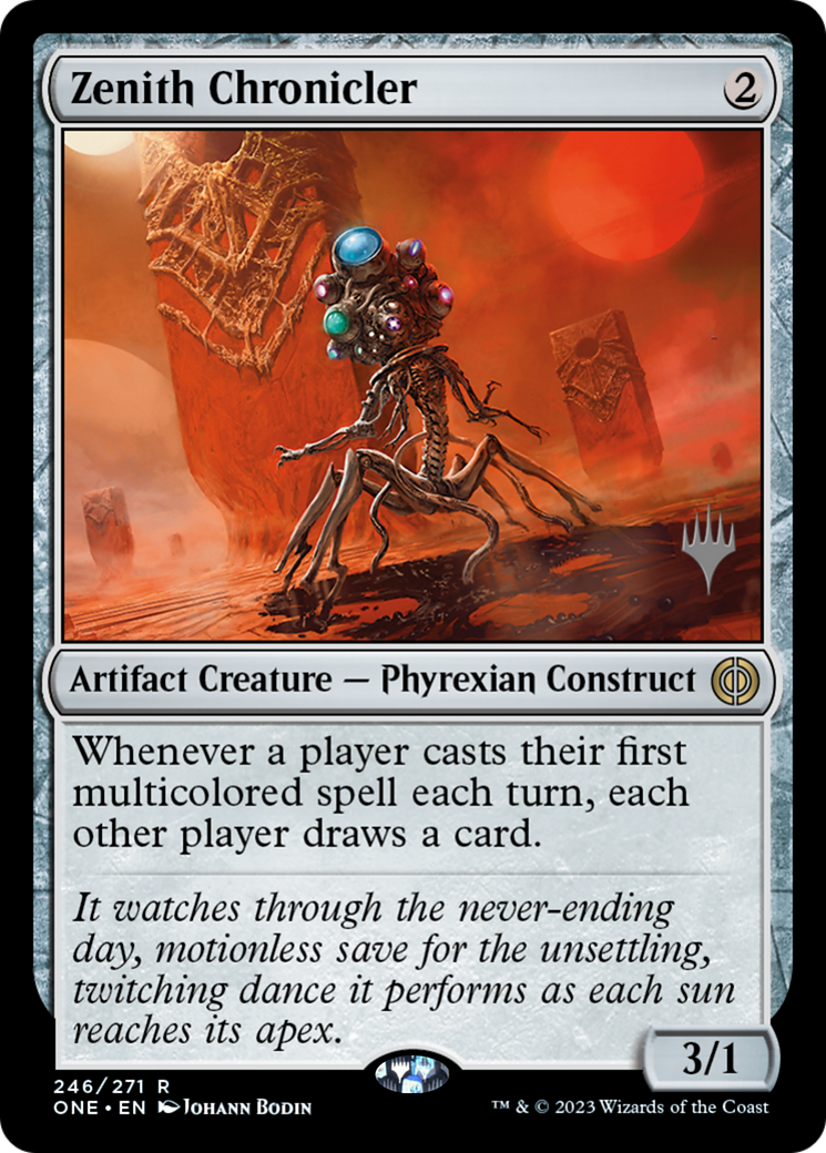 Zenith Chronicler (Promo Pack) [Phyrexia: All Will Be One Promos] | Chromatic Games