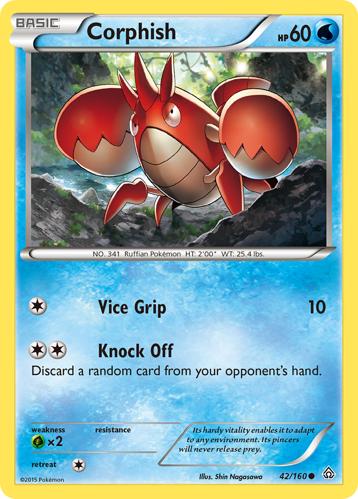 Corphish (42/160) [XY: Primal Clash] | Chromatic Games