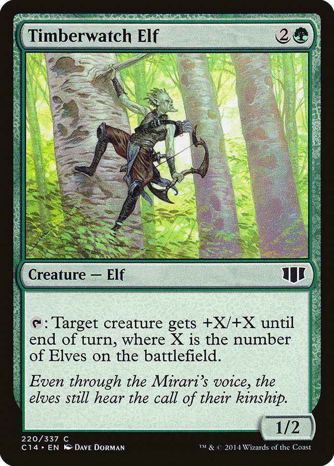 Timberwatch Elf [Commander 2014] | Chromatic Games
