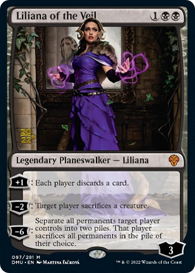 Liliana of the Veil [Dominaria United Prerelease Promos] | Chromatic Games