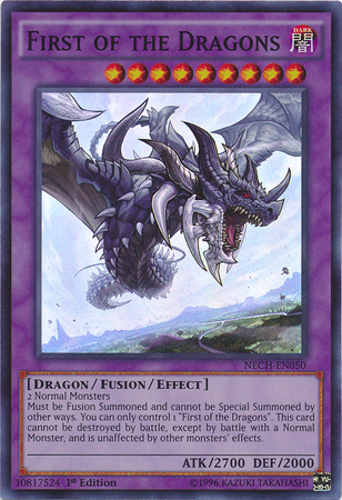 First of the Dragons [NECH-EN050] Super Rare | Chromatic Games