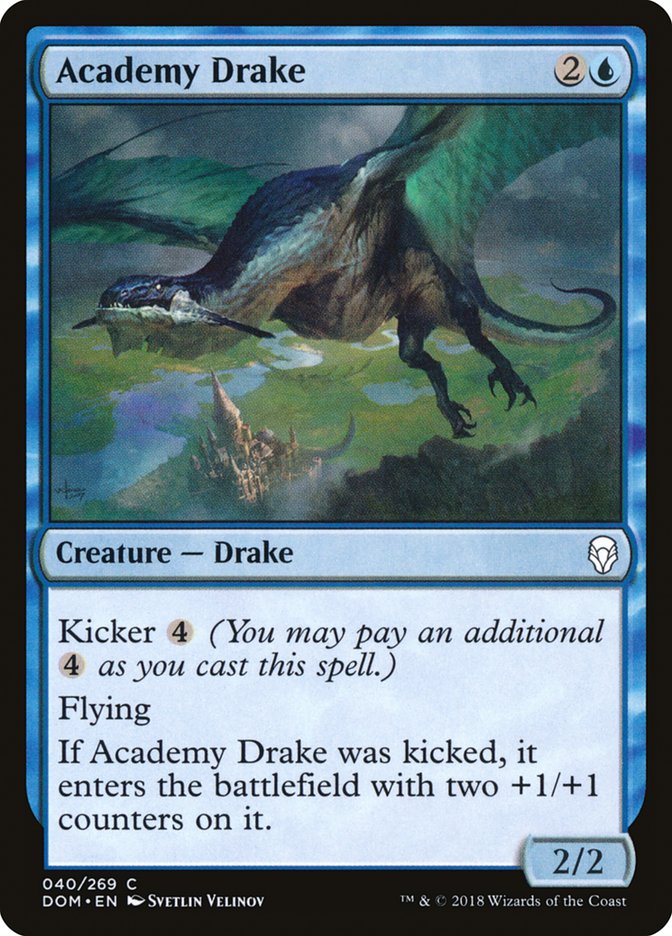 Academy Drake [Dominaria] | Chromatic Games